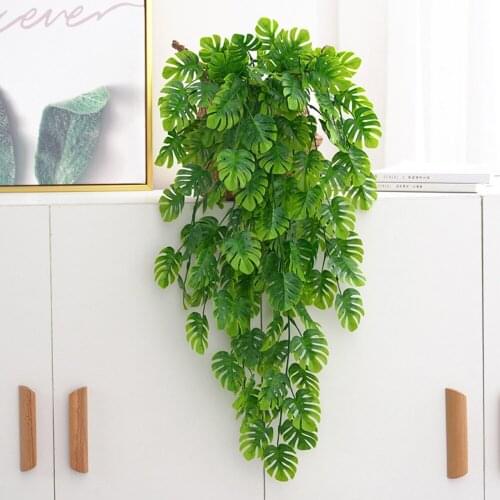 Hanging Plant Home Décor Artificial Lvy Wreath Plastic 76cm Green Outdoor Decoration Garden DIY Bouquets