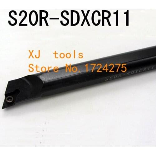 S20R-SDXCR11 Boring Bar Internal Turning Holder,95 degrees CNC Lather Cutting Toolholder for DCMT11T304 blade
