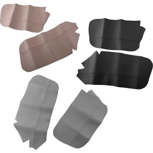 1 Set PU Leather Interior Console Center Armrest Lid Cover Trim Fit For BMW 5 Series F10 F18 2011 2012 2013 2014 2015 2016 2017