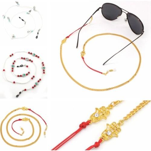 10pc/lot Fashion Metal Palm Sunglasses Chain Neck Cord Holder Eyeglass Lanyard wholesale