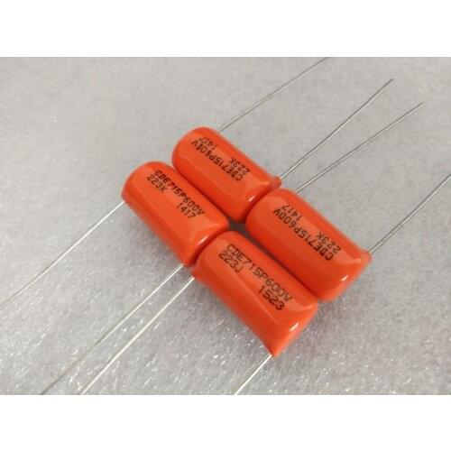 100% 10PCS New and original CDE 715P 223 600V 0.022UF kfile Febrile capacitance