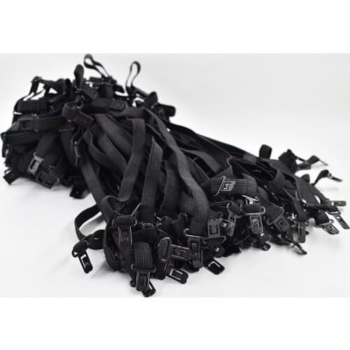 100PCS DIY 1cm Bow Tie Accessories For Adult Men Women Wedding Necktie Strap Adjustment Rope Max 45cm Min 25cm Elastic Band Belt