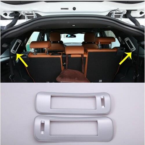 2* Car Rear Pillar Air Vent Outlet Frame Cover Trim For Discovery Sport 7 Seats