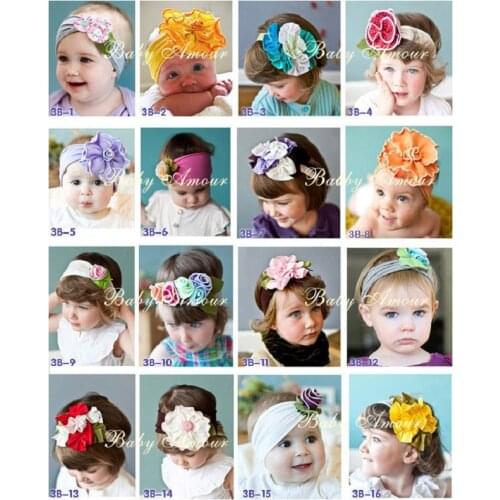 2017 Cotton Baby Girl Hairband Newborn Headwear Children Hair Accessories Kids Hairs Clips Caps Hot Sale