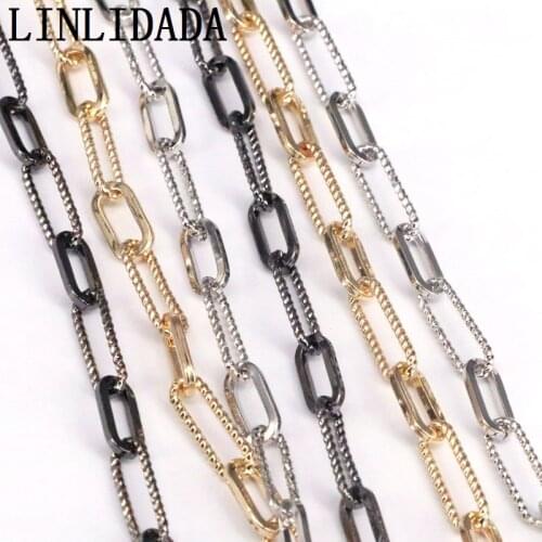 3Meters fashion Punk Chain Rolo Cable Chunky Chains Fit for Jewelry Making bracelet/necklace accessories