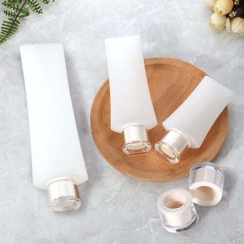 30ml 50ml 80ml white hose tube cosmetic skin care products packaging empty bottles PE bottles plastic hose new