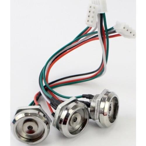 50 or 100PCS TM Card Tag Conductor iButton Probe Reader 4 lines DS9092 Zinc Alloy probe /reader with LED
