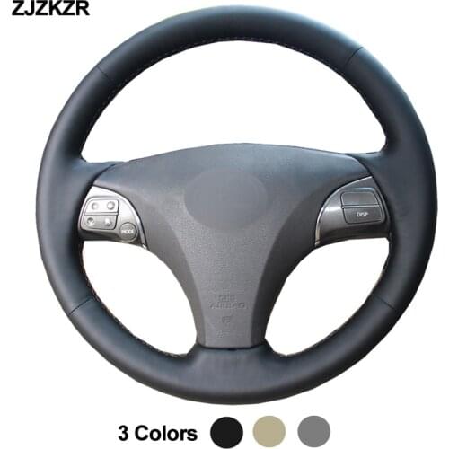 Car Auto Steering-Wheel Cover For Lexus ES240 ES250 ES300 ES350 2007 - 2012 Lexus GS350 GS450h GS460 2009 2010 Volant 2008 2011