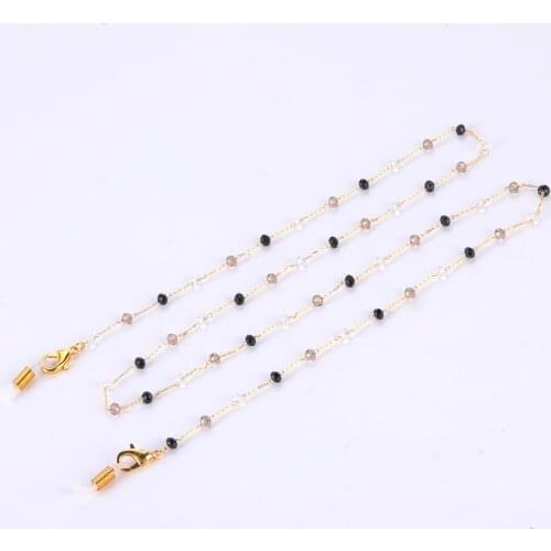 Teamer Bead Decor Glasses Chain Women Eyewear Accessories Mask Necklace Sunglasses Chain Cord Neck Holder forr Eyeglass Strap