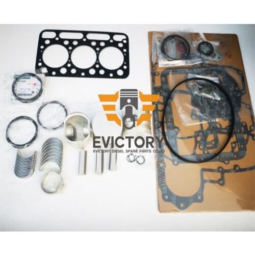 For Kubota D1005 overhaul piston ring crankshaft con rod bearing gasket kit