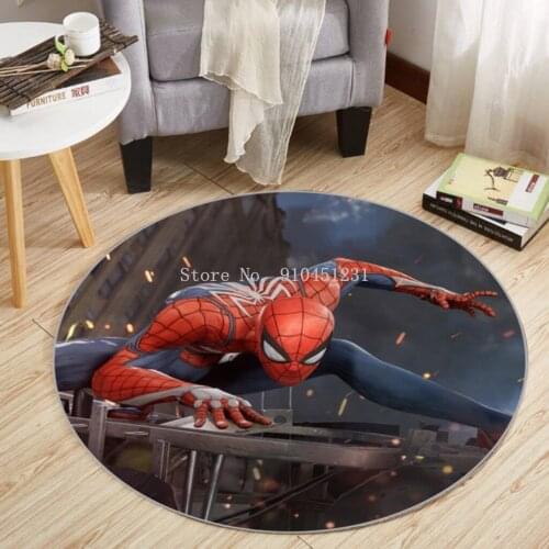 The Avengers Spiderman Captain America Mat Iron Man Welcome Floor Rugs Print Bathroom Carpets Children Boys Living Room Doormats