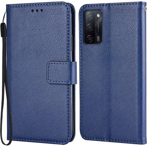 Leather Wallet Case for On OPPO A55 5G Flip Case A55 5G Capa Phone Bag for OPPO A55 5G Cover Card Slot Funda