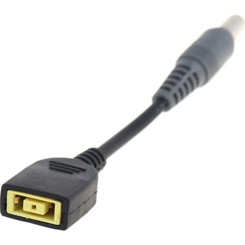 DC Square USB Plug Female To 7.9x5.5mm Male Power Adapter Converter Connector Cable Cord for Lenovo Thinkpad Charger Adapter
