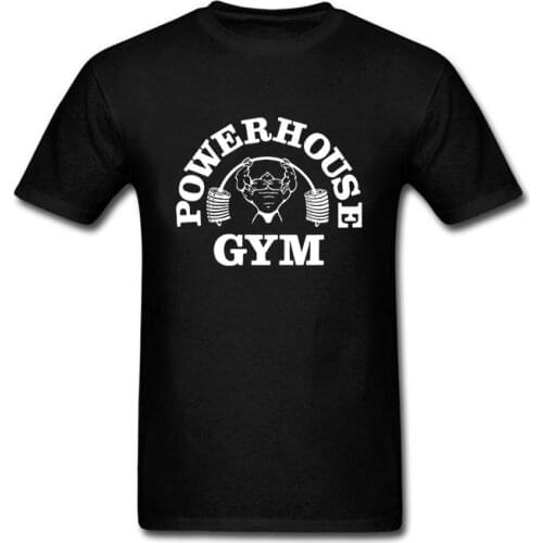 Summer Men Clothes Fashion Tshirt Powerhouse Bodybuilding And Fitness Print Funny T Shirt Men