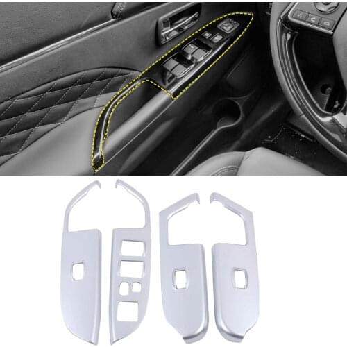 LHD! For Mitsubishi ASX RVR 2020 2021 Interior Accessories ABS Plastic Window Switch Lift Button Cover Trim Car Styling