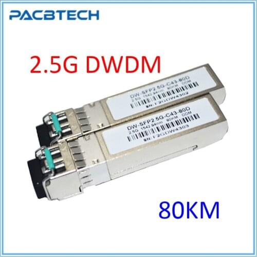 LC Arista Compatible SFP Module 2.5G 80KM DWDM SFP 1542.94nm