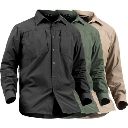 Nylon Breathable Fishing Clothing Tactical Shirt Long Sleeve Summer Military Quick Dry Hunting Camping Fishing Shirt Outdoor p31