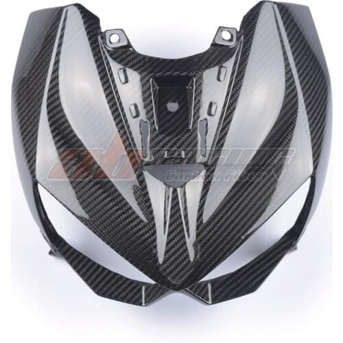 Front Head Fairing For Kawasaki Z1000 2014-2018 Full Carbon Fiber 100% Twill