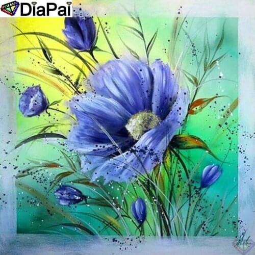 DiaPai 100% Full Square/Round Drill 5D DIY Diamond Painting "Flower painting" Diamond Embroidery Cross Stitch 3D Decor A19649