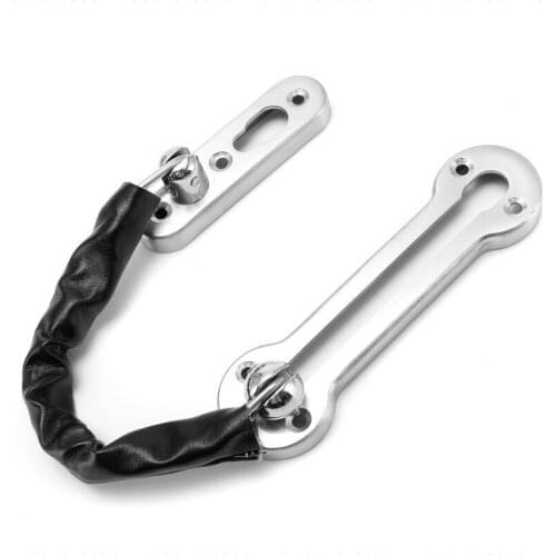 Stainless Steel Anti-theft Chain 2.0 Thickened Door Chains Buckle Safety Locks Room Door Bolt Hotel Butterfly Bolt Home Protect