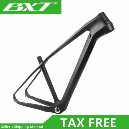 BXT Multi-color full carbon fiber mountain bike frame 27.5in frame seat clamp Aluminum parts BSA carbon fiber mountain bike fram