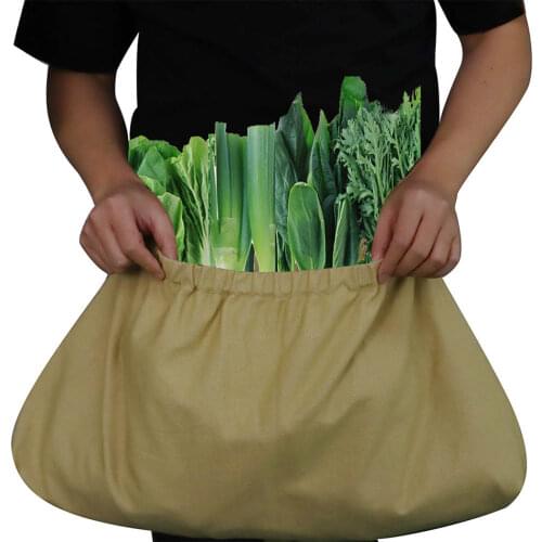 Adjustable Canvas Sundries Storage Bag Household Gardening Canvas Bag for Gardening Harvest Practical Household Bag