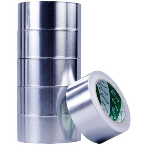 Heat-resistant Flame Retardant Tape Transfer Adhesive-Tap For Heat Conduction BGA Aluminum Multive Use Tracsless Tape 48mm*17m