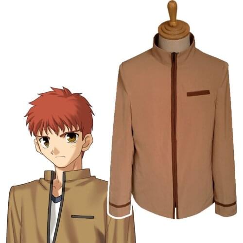 Fate/Stay Night Zero Cosplay Master Shirou Emiya Archer Saber Hoodie Costumes Casual Jacket Uniform Daily Clothes Coat
