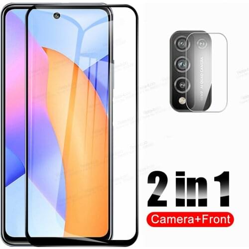 2 in 1 Camera Protective Glass For Huawei Honor 10X Lite 9X 10 9 X 20 Light On Honer 10i 30i 20s 8X 8A 8C 8S 9A 9S 9C Cover Film