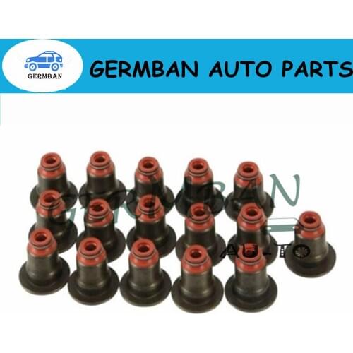 16 PCS Valve Stem Seals Kit Application For BMW E53 X5 E63 E65 E70 X5 E71 X6 E87 E90 N42 N46 N62