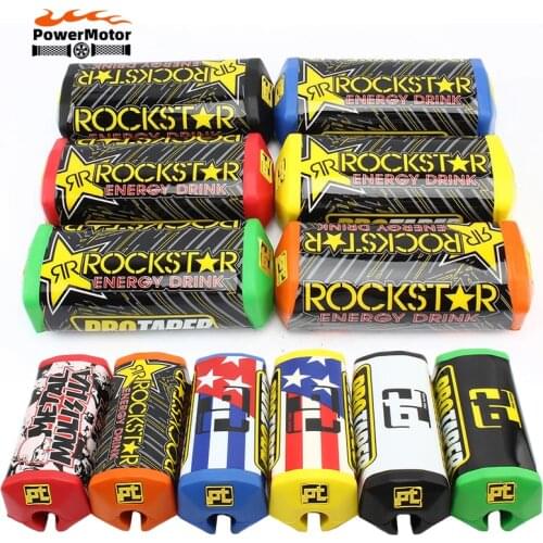 2.0 Square Motocross Handlebar Chest Protector Cross Bar Pad For CRF RMZ YZF ATV Dirt Bike Pit Bike Motorcycle Enduro