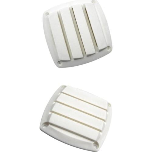 2x Boat Hose Intake Vent Ventilation Cover for Boat White 3 Inch+4inch