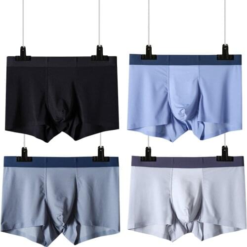 2020 mens Underpants sexy men boxer Breathable shorts transparent underwear Comfortable High-end fart panties
