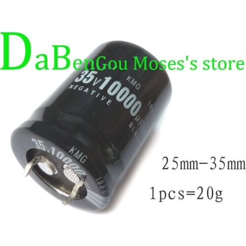 35v 10000uf Capacitance +/- 20% Electrolytic Capacitor Radial 25x35mm Capacitors