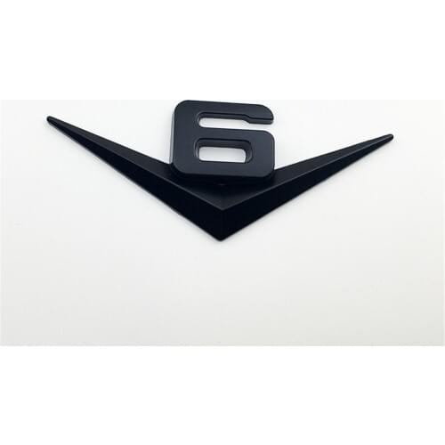 3D Chrome Vehicle Metal Letter Logo Emblem Badge Truck Decal Sticker Car Parts Accessories Universal Trim Black Silver
