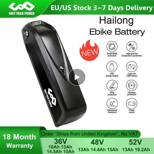 EBike Battery 36V 13Ah 52V 48V 13Ah 14.5Ah With Genuine Panasonic Cell for Bafang TSDZ2 Voilamart 1000W 750W 500W 350W Motor