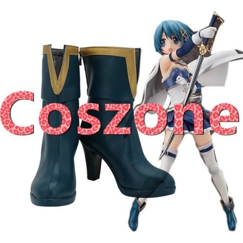 Puella Magi Madoka Magica Miki Sayaka Cosplay Shoes Boots Halloween Cosplay Costume Accessories
