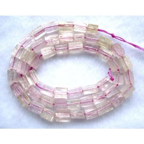 Natural Kunzite Free Form 6*7mm~6*11mm Loose Beads For Jewelry Making DIY Bracelet Necklace Earrings