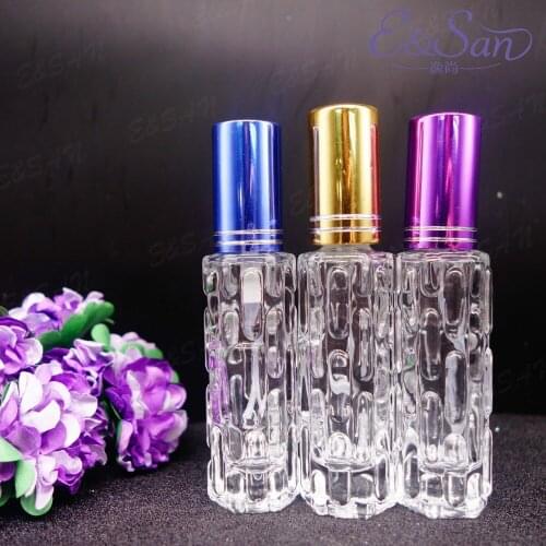 FX09-10ML Bitter Gourd Shape Glass Perfume Bottle Spray Ordinary Bottle 100pcs/lot
