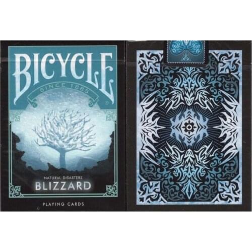 Bicycle Natural Disasters Snowstorm Playing Cards USPCC Collectable Deck Poker Size Magic Card Games Magic Tricks Props