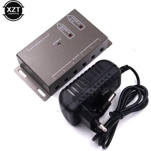 IR Infrared Extender IR System Remote Control Extender Repeater Kit Plug with 1 Receiver 6 Emitter Gadget Accessories US/EU PLUG