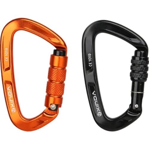 P288 Carabiner outdoor climbing equipment fast hang buckle main lock mountaineering downhill safety buckle D-type lock
