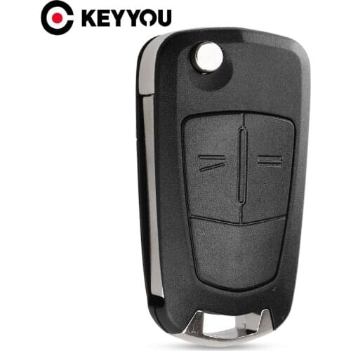 KEYYOU 10x 2/3 BT For Vauxhall Opel Corsa Astra Vectra Signum Auto Car Control Key Cover HU100 Blade Remote Key Case Shell