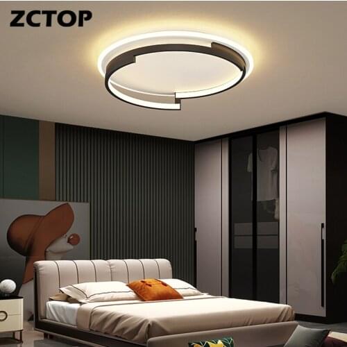 Round Modern Led Ceiling Lights Living Dining Room Bedroom Kitchen Home Indoor Lighting Luminaire Lustre Fixture Ceiling Lamps