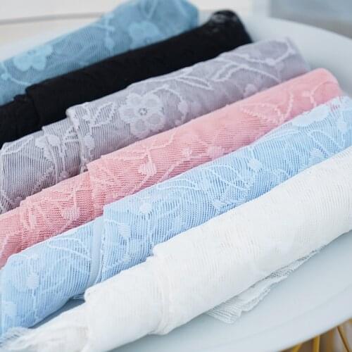 Nigerian Lace Mesh Tulle Fabrics White Lace Flower Fabrics For Sewing Dress Or Skirt Diy TJ0382