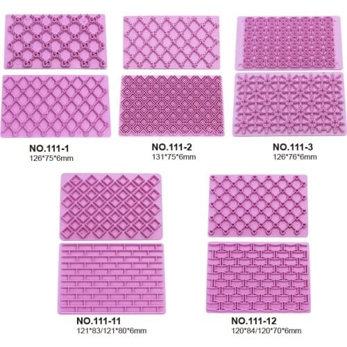 Square Love Checkered Rectangle Mold Fondant Shape Printing Mold Baking DIY Biscuit Mold