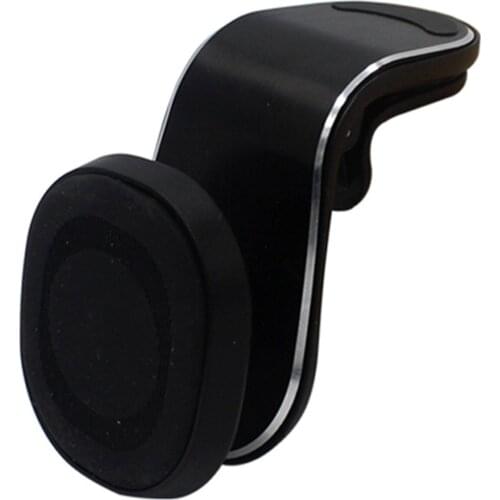 Magnetic Car Phone Holder Clip-on for Phone Universal In Car GPS Mobile Phone Mount Air Vent Bracket Phone Mount Stand