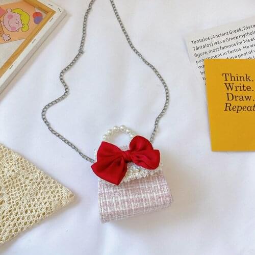 Korean Style Kids Mini Handbags Tote Cute Little Girl Small Coin Pouch Party Purse Gift