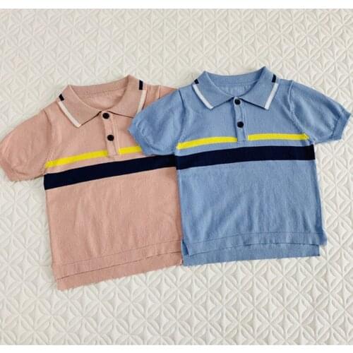 Fashion Boys T shirt 2019 Summer Children Tops Short Sleeve Knit Kids T shirt Casual Boys Clothing BC712