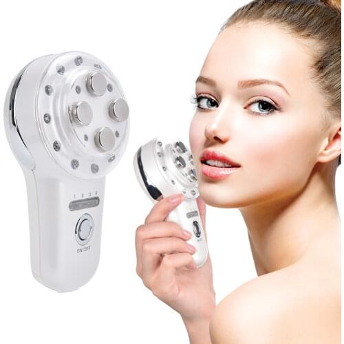 New Mini LED RF Facial Lifting Massager Photon EMS Radio Frequency Skin Rejuvenation Tightening Wrinkle Removal Skin Care Beauty